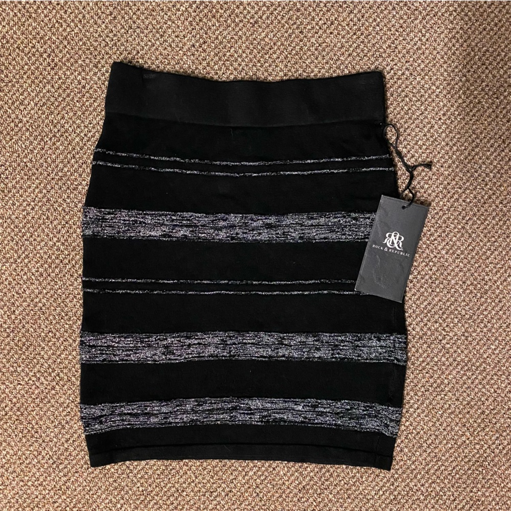 Rock & Republic Knit Skirt Sz Xs